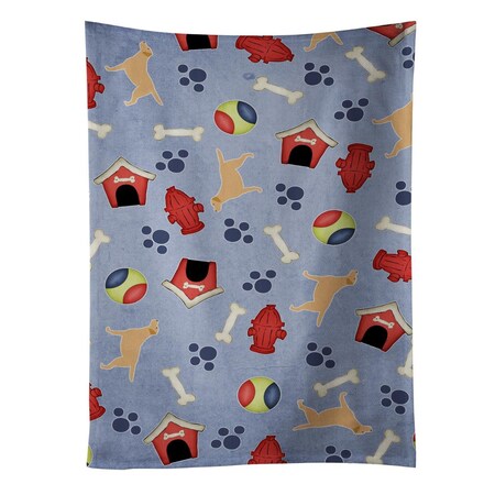 Carolines Treasures Yellow Labrador Retriever Dog House Collection Kitchen Towel BB3897KTWL